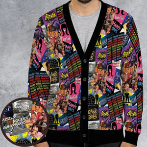 Classic Television Collage Cardigan