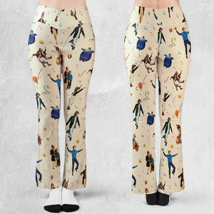 It's Scruumdidiyumptious Willy Wonka And Chocolate Factory Flare Leggings