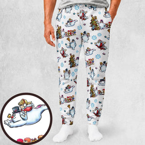 Vintage Xmas Frosty The Snowman Sweatpants