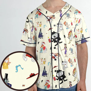 Bullwinkle’s Boss Unisex Baseball Jersey