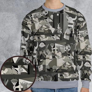 Monty Picasso Style Art All-over Print Sweatshirt