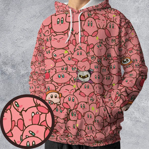 Cute Kirby Waddle Doo Bandana Waddle Dee Meta Knight Kirby's Characters All-over Print Hoodie