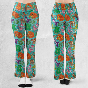 Squad Goals The Land Before Time Flare Leggings