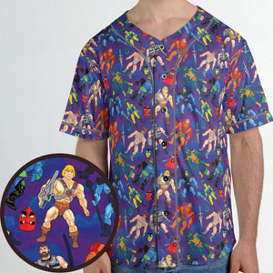 MOTU Figures Unisex Baseball Jersey