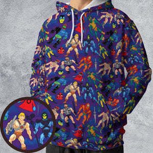 MOTU Figures All-over Print Hoodie
