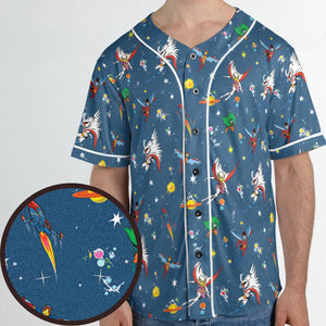 Battle of the Planets Unisex Baseball Jersey