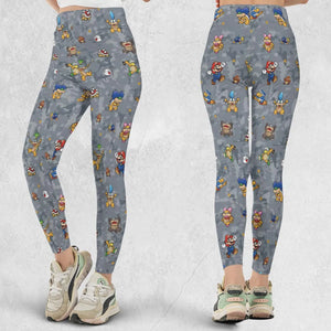 Super Mario Nintendo Video Game Legging