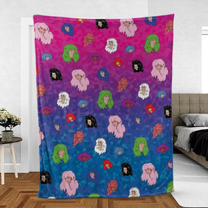 Misfits and Hologram Jem and the Holograms Fleece Blanket