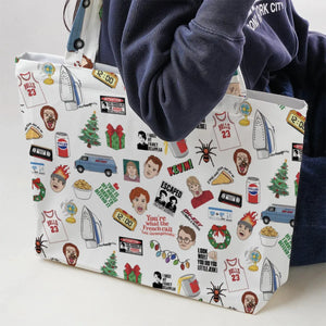 Holiday Pranks Home Alone Large Tote Bag