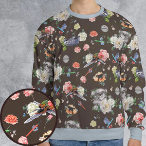 Stormtrooper Flower Vintage Pattern All-over Print Sweatshirt