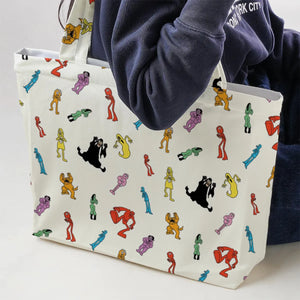 Witch'S Night Out Large Tote Bag
