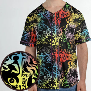 Eevee Pokemon Black Unisex Baseball Jersey