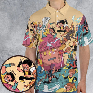 Super Style X-Men AOP Men/Women Polo Shirt