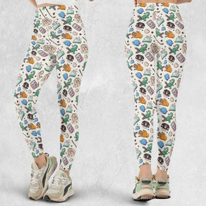 Happy Gilmore Pattern Legging