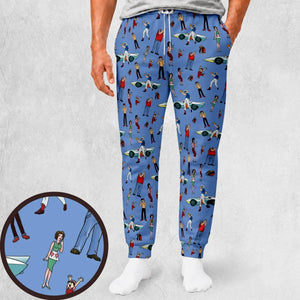 Speed Racer Characters Pattern Sweatpants