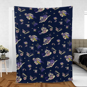 Courage the Cowardly Dog Scenic Fleece Blanket