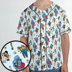 Save The Planet Captain Planet and the Planeteers Unisex Baseball Jersey