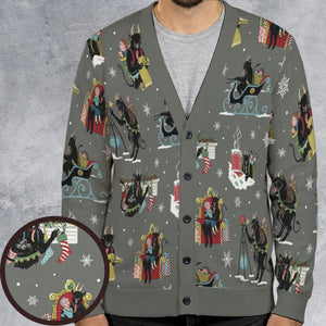 Unusual Christmas Krampus Cardigan