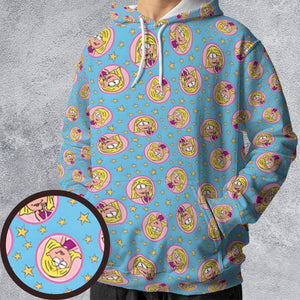 Lizzie Mcguire Badges All-over Print Hoodie