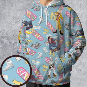 Marty McFly Dr. Emmett Brown Back To The Future All-over Print Hoodie