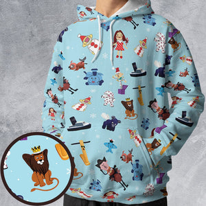 All-over Print Hoodie - ECHATW9R - - 1