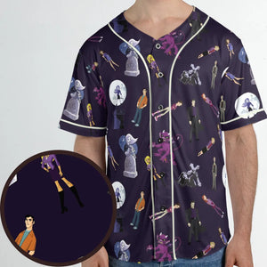Buffy: The Animated Series Characters Unisex Baseball Jersey