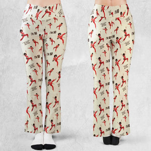 I'm 50 Sally O'Malley SNL Flare Leggings