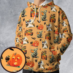 All-over Print Hoodie - UE4ZJP8T - - 1