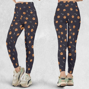 Halloween Dices Pattern Legging