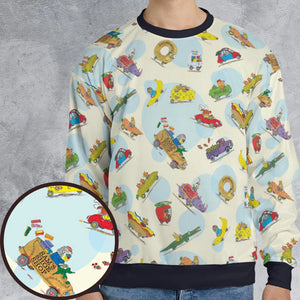 The Busy World of Richard Scarry All-over Print Sweatshirt