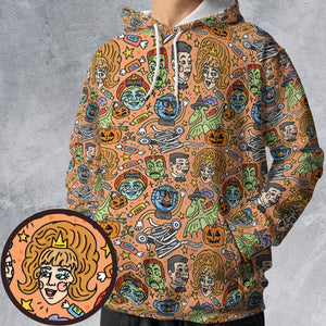 All-over Print Hoodie - EKM85NQ7 - - 1