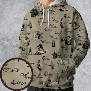 Hencing Fighting The Princess Bride All-over Print Hoodie