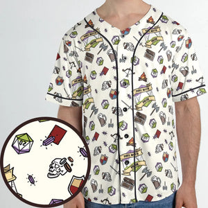 Roll With Pride DnD Unisex Baseball Jersey