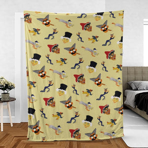 Room Service The Marx Bros Fleece Blanket