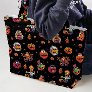 Halloween Muppets Large Tote Bag