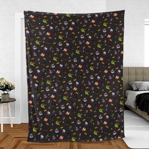 Ghostbusters Pattern Fleece Blanket