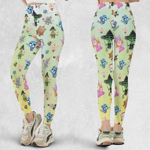 Glinda and Elphaba Meet and Greet Legging