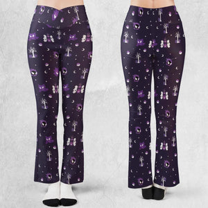 Gengar Pokemon Pattern Flare Leggings