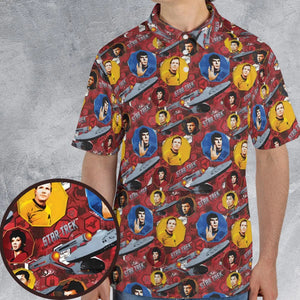 Boldly Star Trek AOP Men/Women Polo Shirt