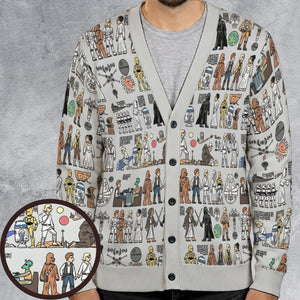 Egyptian Galaxy Wars Cardigan