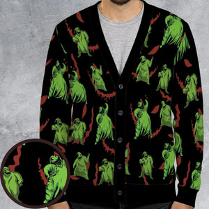 Oogie Boogie Pattern Cardigan