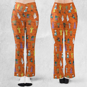 Happy Halloween From Hanna Barbera Flare Leggings