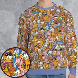 Purr-fect Garfield All-over Print Sweatshirt