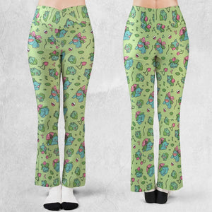 Venusaur Ivysaur and Bulbasaur Pokemon Flare Leggings