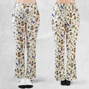 Doodle Luck Dragon Falkor The Neverending Story Flare Leggings