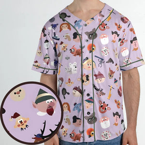 Iconography Rudolph the Red-Nosed Reindeer Unisex Baseball Jersey