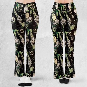 The Villains Pattern Flare Leggings