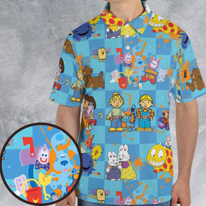 90s cartoon Nostalgic AOP Men/Women Polo Shirt
