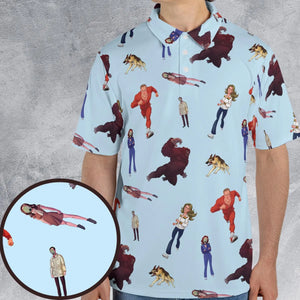 The Six Million Dollar Man and the Bionic Woman AOP Men/Women Polo Shirt