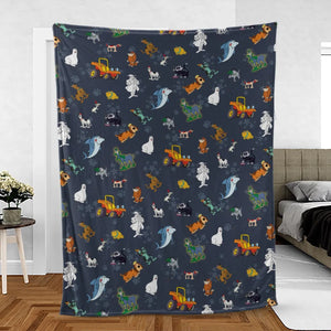 HB Scooby Clones Fleece Blanket